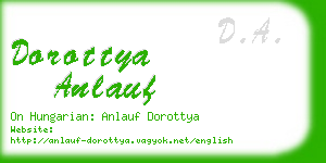 dorottya anlauf business card